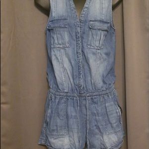 Jessica Simpson Size M Denim Romper